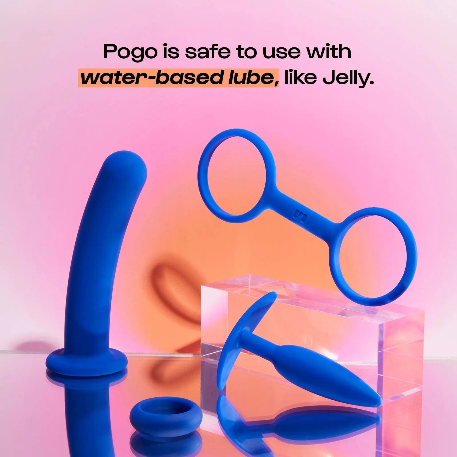 Pogo Midsize Silicone Harness-Compatible Sex Toy