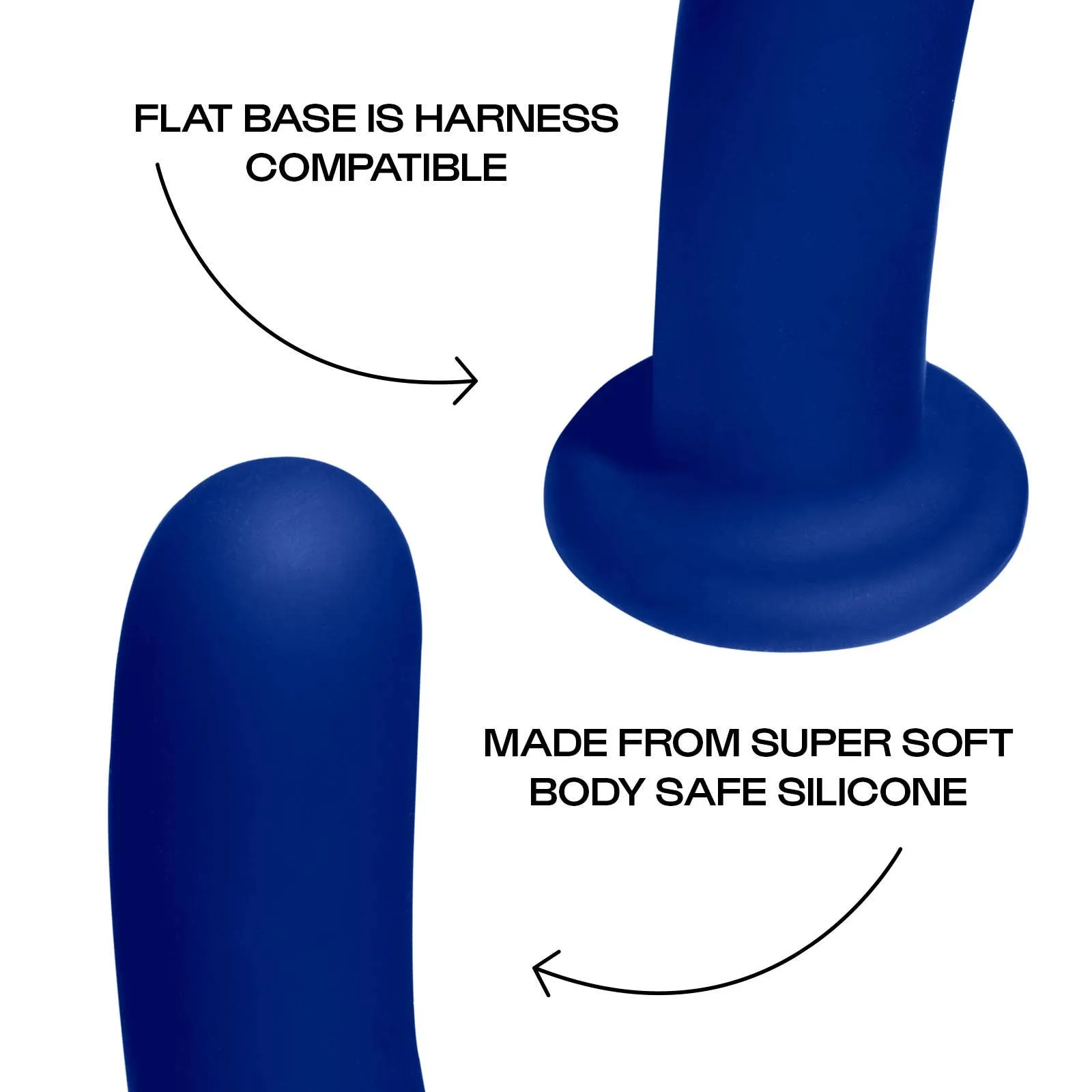 Pogo Midsize Silicone Harness-Compatible Sex Toy