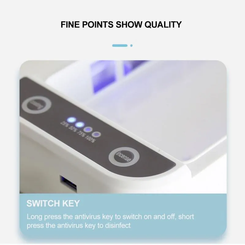 Professional Mobile Phone UV Sterilizer Box