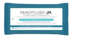 ReadyFlush Jr. Flushable Personal Cleansing Wipes, Fragrance Free (pack of 40)
