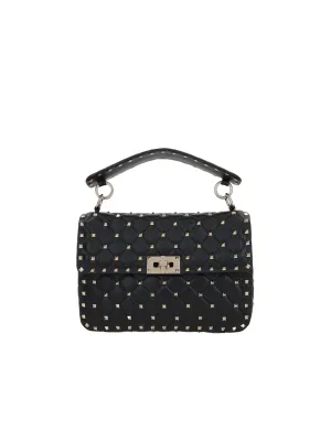 Rockstud Spike Quilted Leather Crossbody Bag