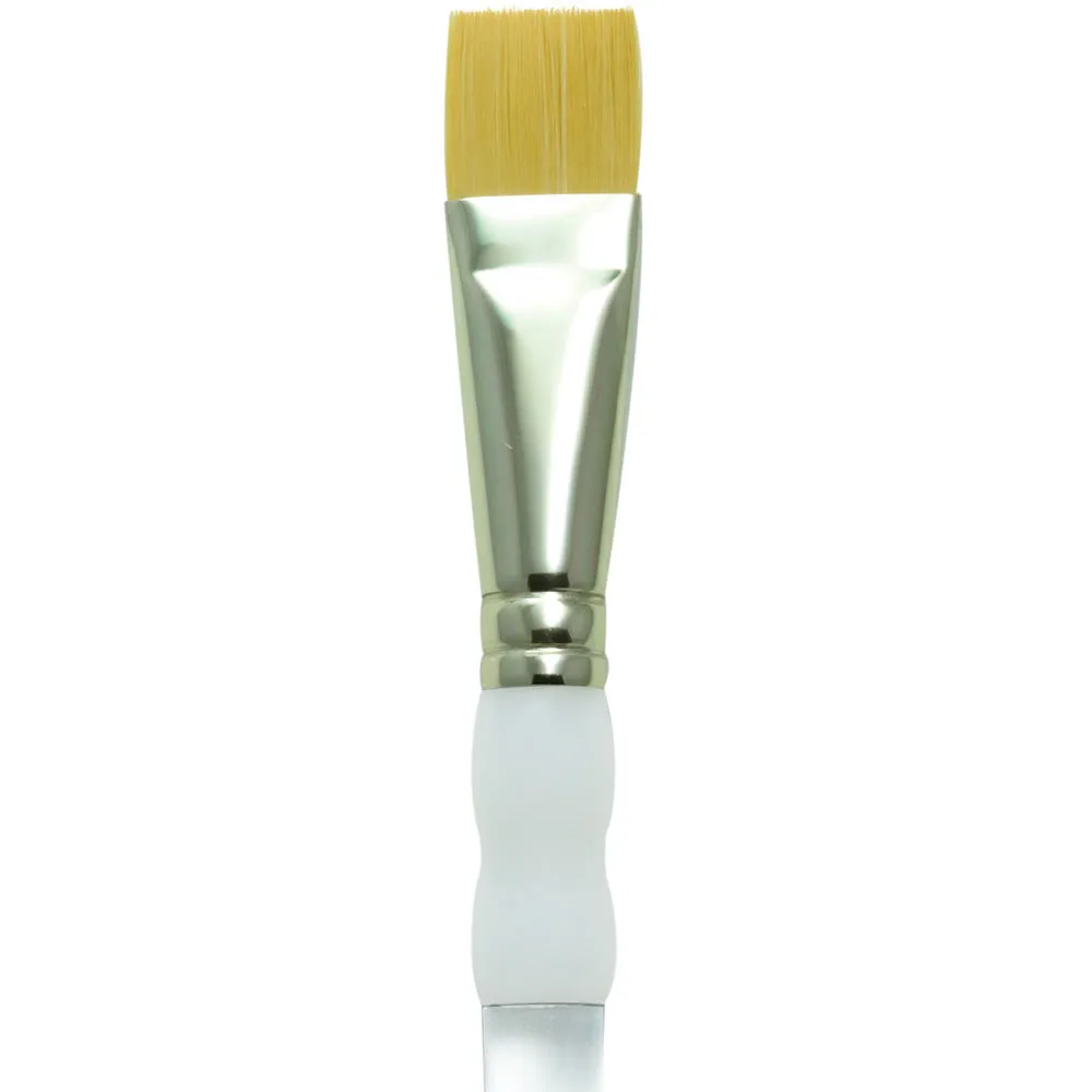 ROYAL BRUSH SG711 Soft Grip Gold Taklon Stroke Brush