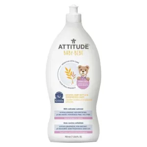 Sensitive Skin Care Natural Baby Bottle & Dishwashing Liquid - Baby 23.6 Oz By Attitude