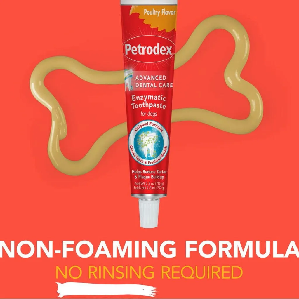 Sentry Petrodex Advanced Enzymatic Poultry Flavored Dental Kit for Dogs