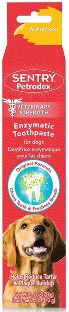 Sentry Petrodex Veterinary Strength Enzymatic Poultry Flavor Toothpaste for Dogs (2.5-oz)