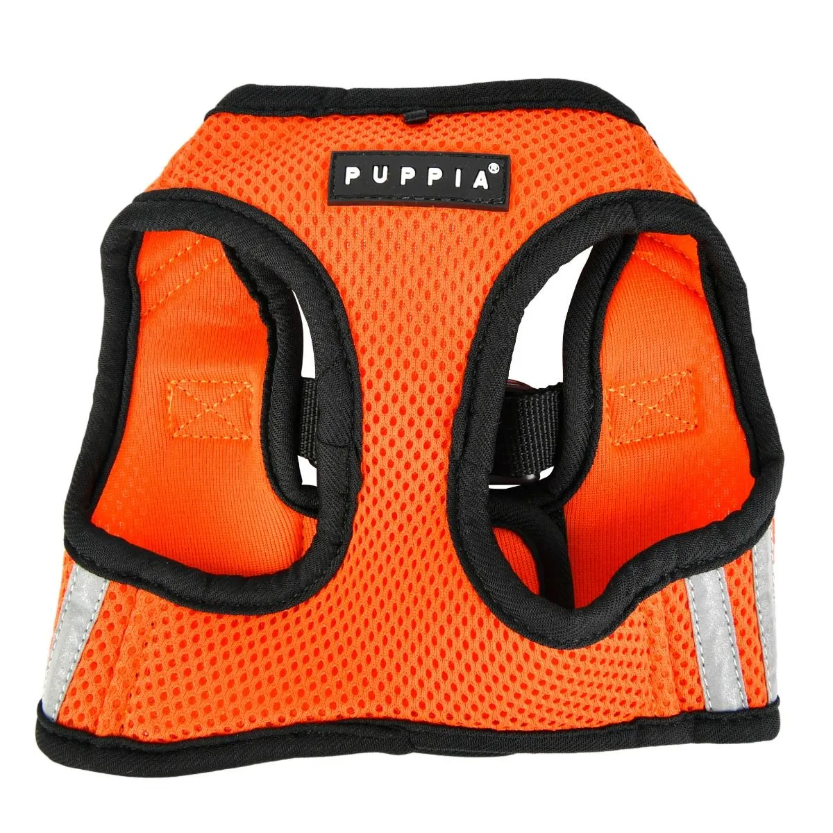 soft vest harness pro with reflective strips - orange