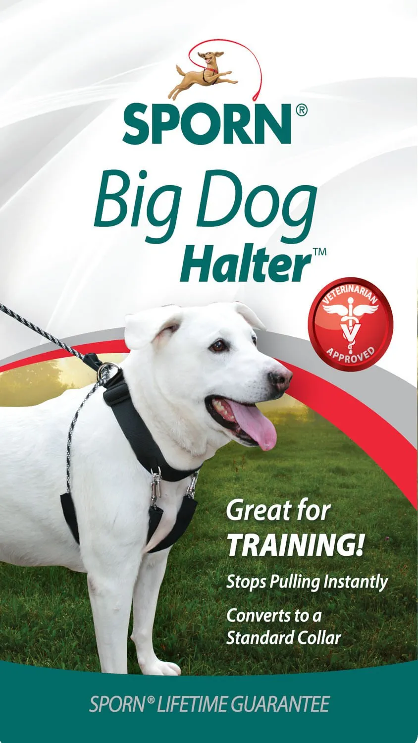 Sporn Big Dog Halter, Black