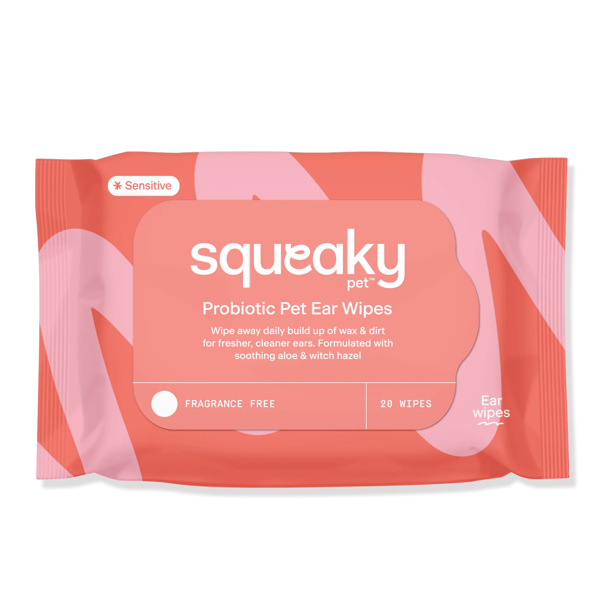 Squeaky Pet Probiotic Pet Ear Wipes 20pk