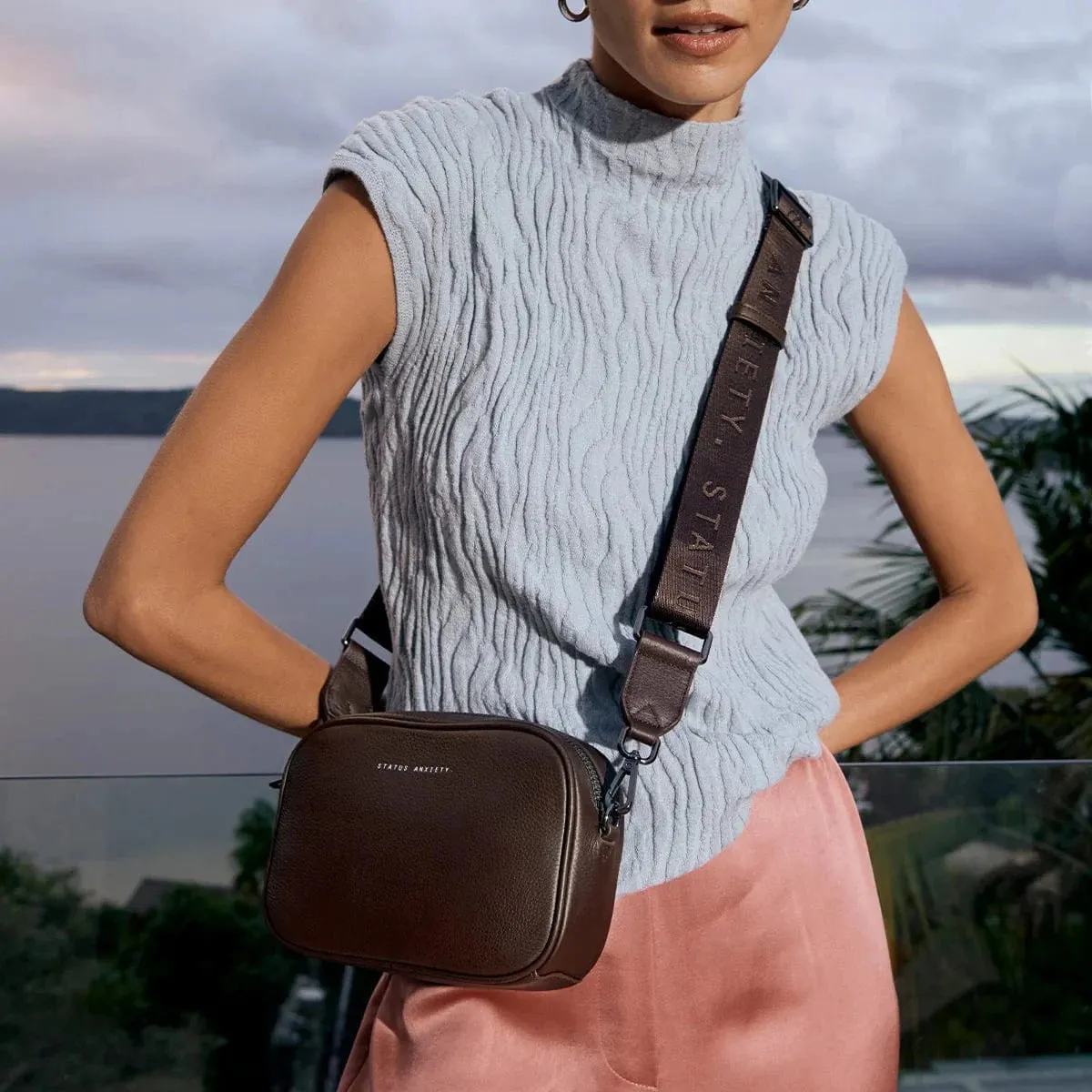 Status Anxiety | Plunder With Webbed Strap - Cocoa