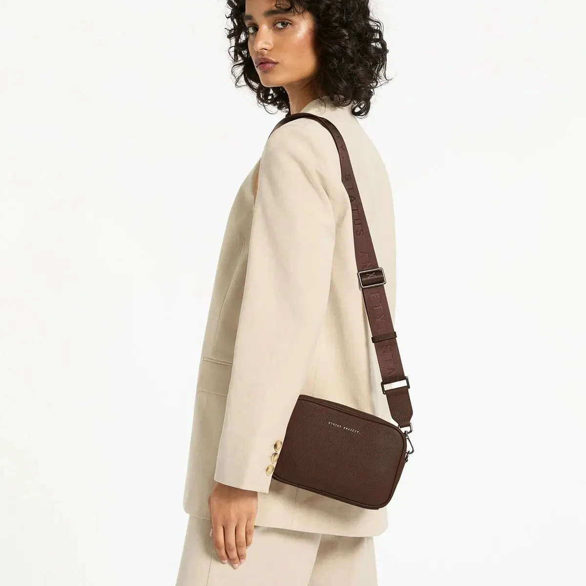 Status Anxiety | Plunder With Webbed Strap - Cocoa