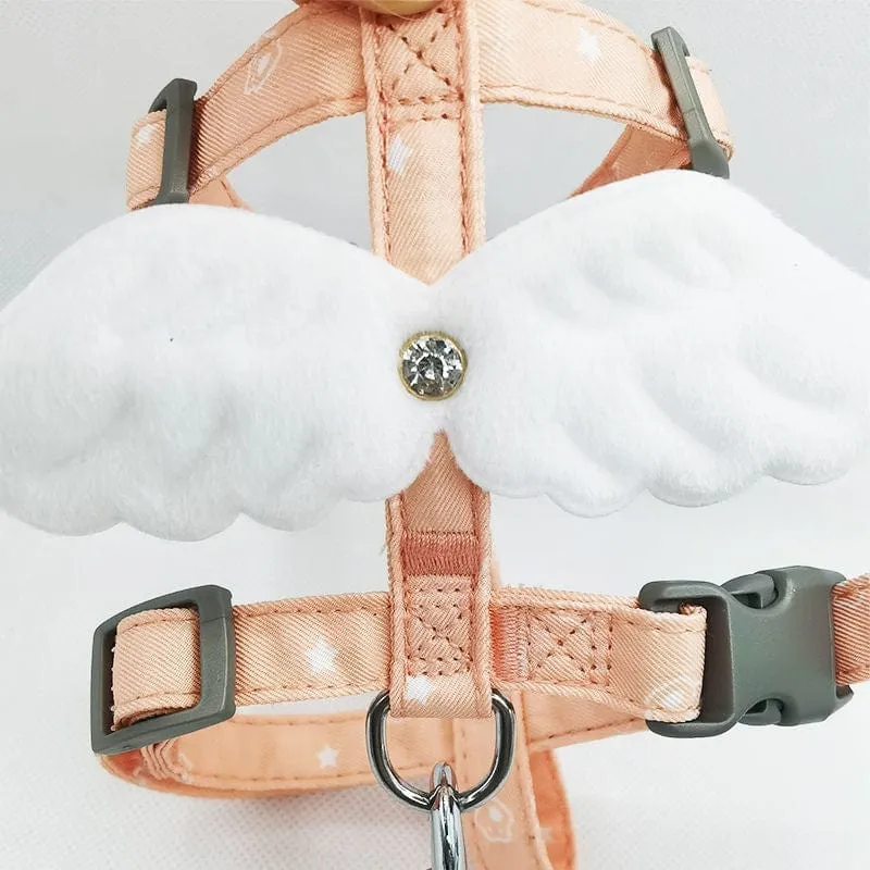 Sweet Angel Wing Cat Strap Harness