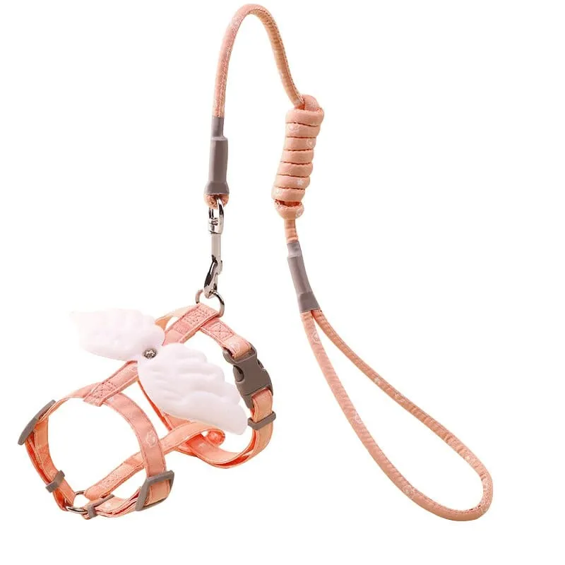Sweet Angel Wing Cat Strap Harness