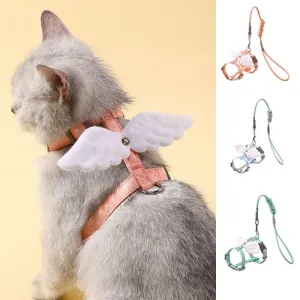 Sweet Angel Wing Cat Strap Harness