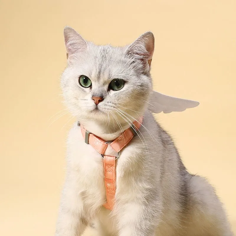 Sweet Angel Wing Cat Strap Harness