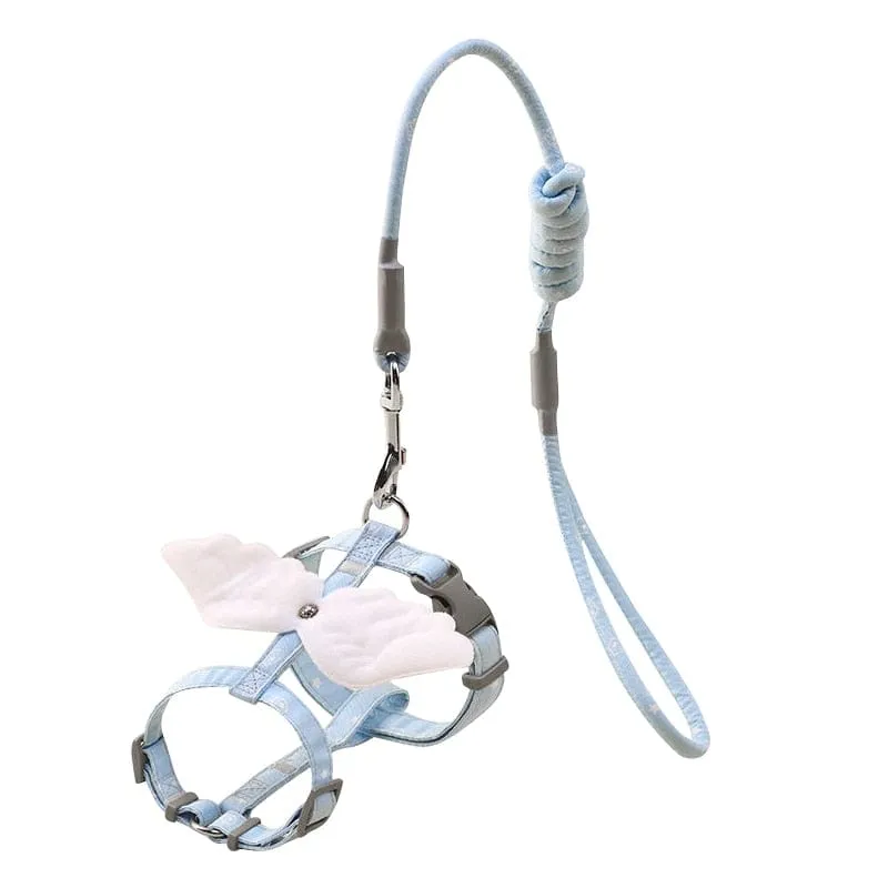 Sweet Angel Wing Cat Strap Harness