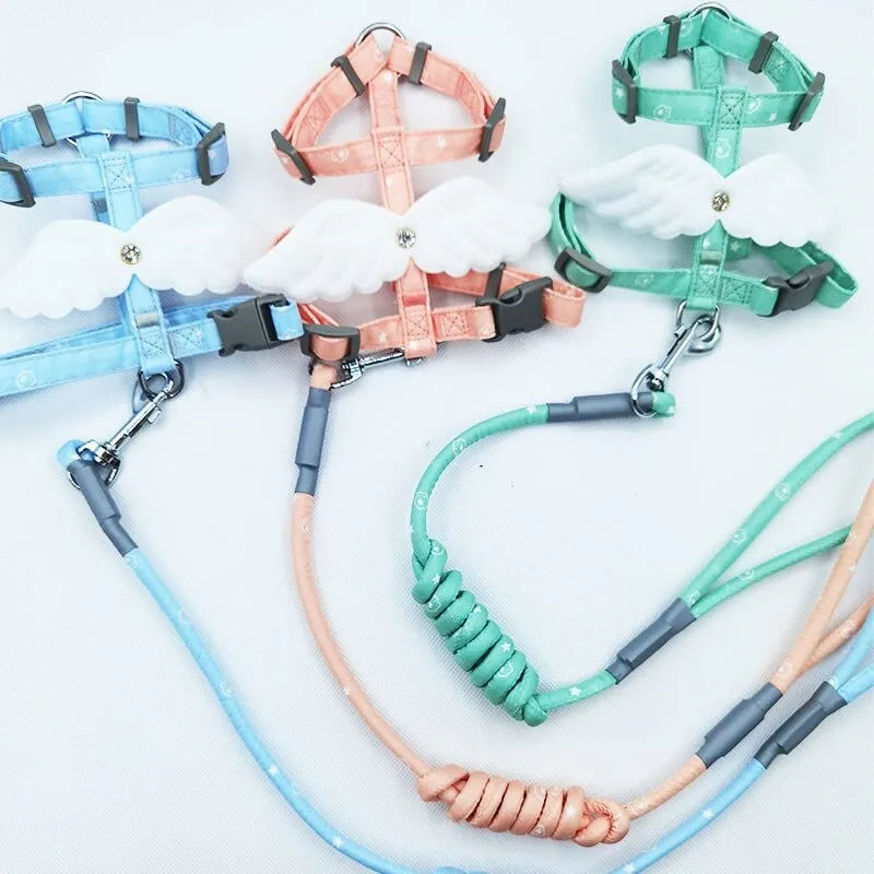 Sweet Angel Wing Cat Strap Harness