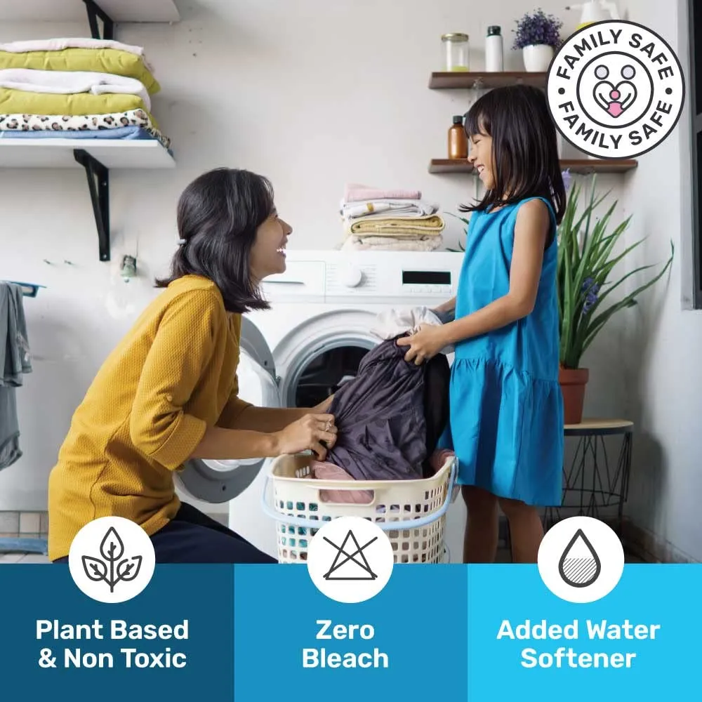 The Better Home Laundry Liquid Detergent & Re-fill Pouch | Eco-Friendly, Non-Toxic, Non Corrosive| |Odour-Free| Baby Safe & Pet Safe | Skin Friendly | Pack of 2 (500 ml each)