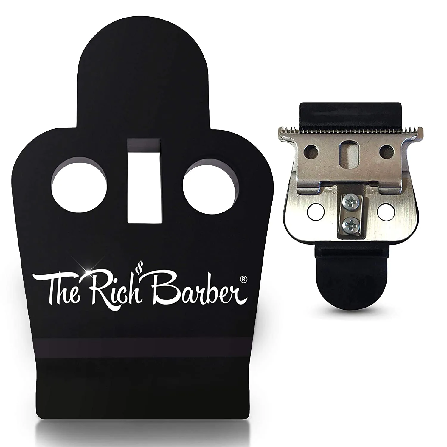 The Rich Barber On The Money 10 Second Blade Setter | Zero Gap Tool for Sharper Lines, Cleaner Fades & Precision Detail | Full Precision Shave in Seconds (Compatible with GTX Deeptooth