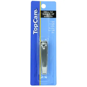 TOP CARE - Deluxe Nail Clip with File - 1 Set
