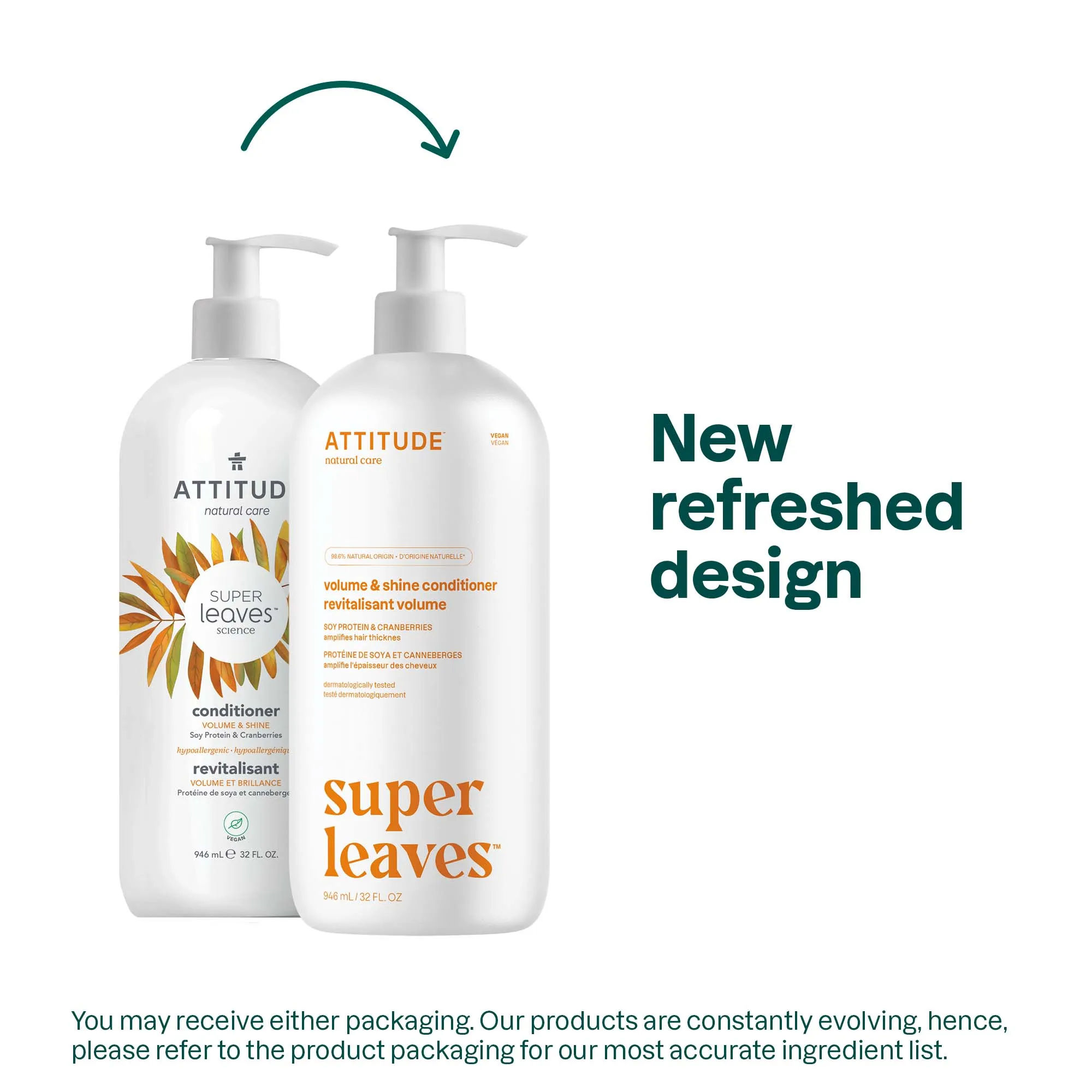 Volume & shine conditioner : SUPER LEAVES™