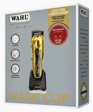 Wahl 5 Star Series Cordless Magic Clip Cordless Clipper Gold