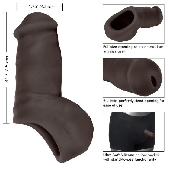 (wd) Packer Gear Ultra-soft Silicone Stp Black
